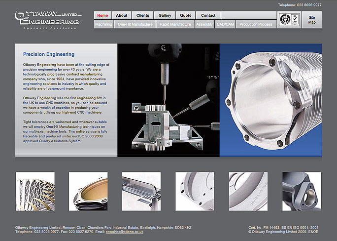 Ottaway Engineering Ltd website